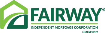 Fairway mortgage footer logo - helping you get started with your home loan.
